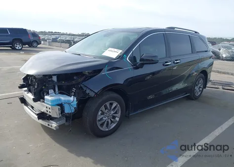 2025 Toyota Sienna Xle из США, поврежденный, VIN 5TDYRKEC4SS235976